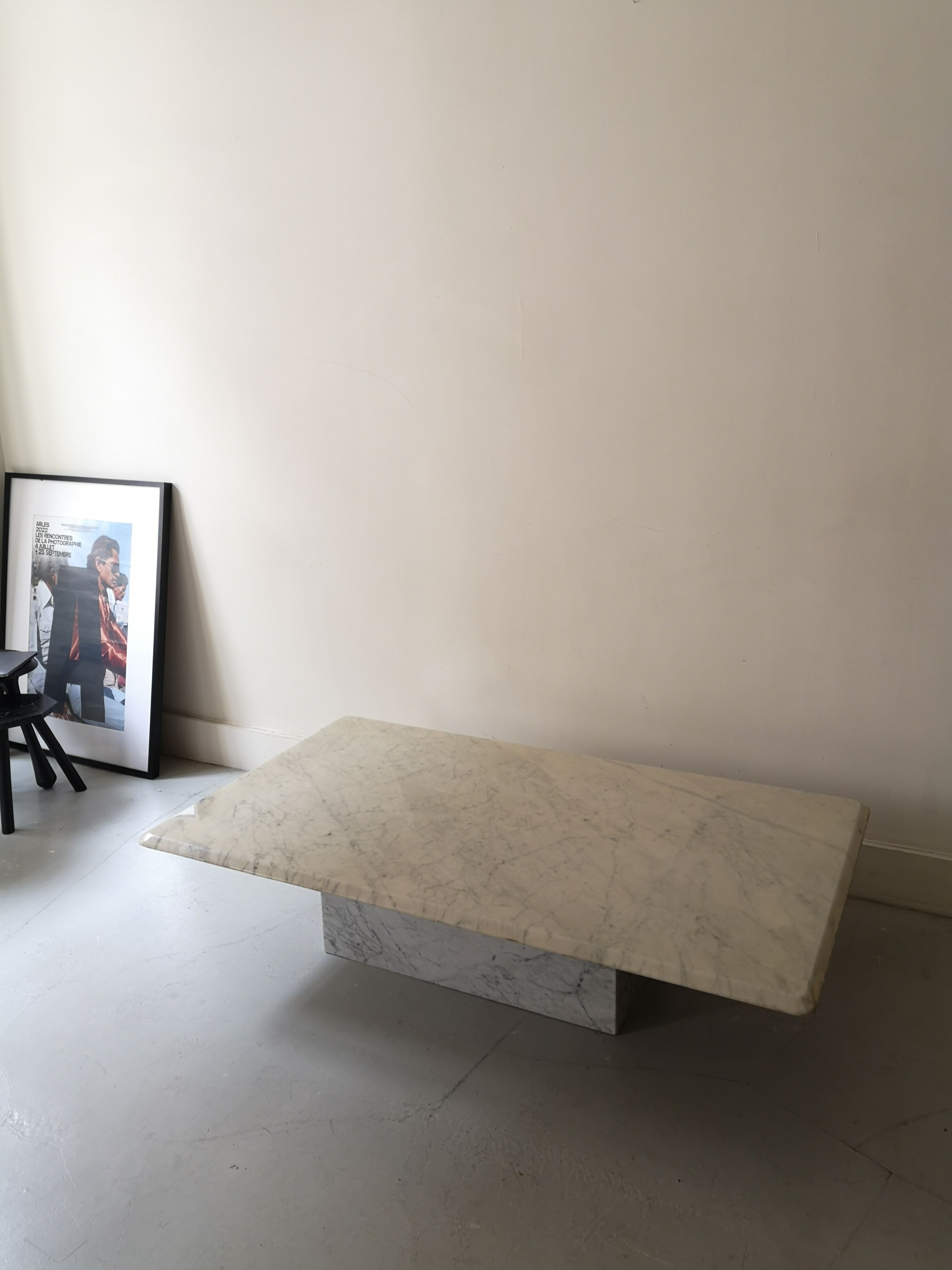 Marble coffee table, italy 1970