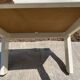 Vintage coffee table in wood and ceramic signed from the 70s-80s.