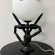 unusual modernist lamp made of thermoformed material by the brand Mister Babache