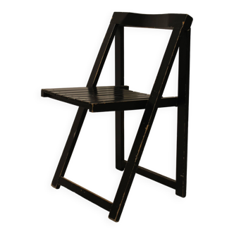 Chaise pliante vintage en bois