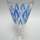 6 verres à eau VMC Reims Arlequin bleu