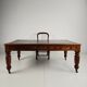 19th century English double-sided partner desk / writing table by S. & H. Jewell, A.