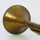 Old brass hunting horn