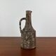 Brutalist vintage studio pottery vase carafe by Gerhard Liebenthron, 1970s.