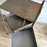 old industrial furniture / Heliolithe architect's trolley / vintage