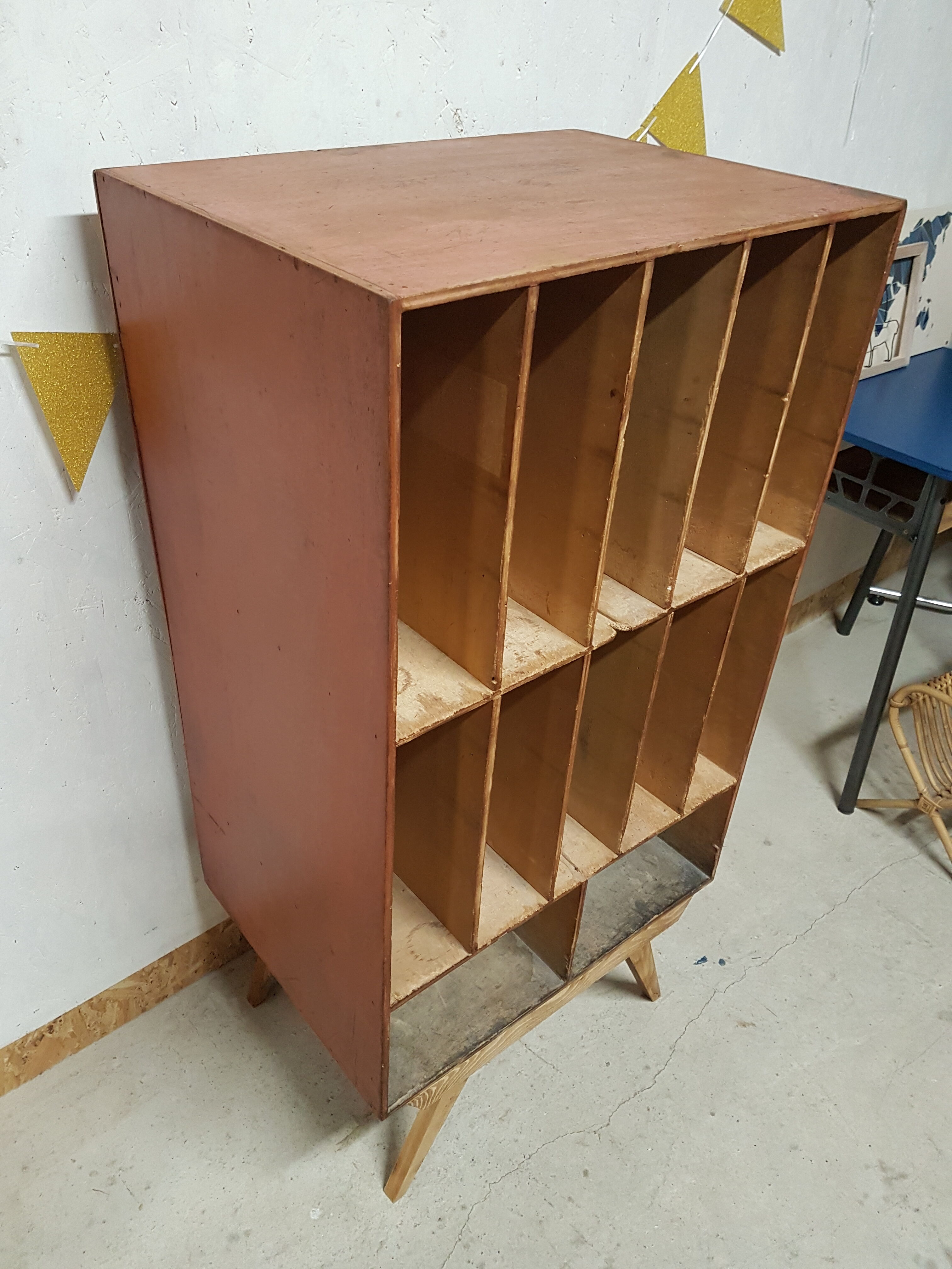 Vinyl storage cabinet