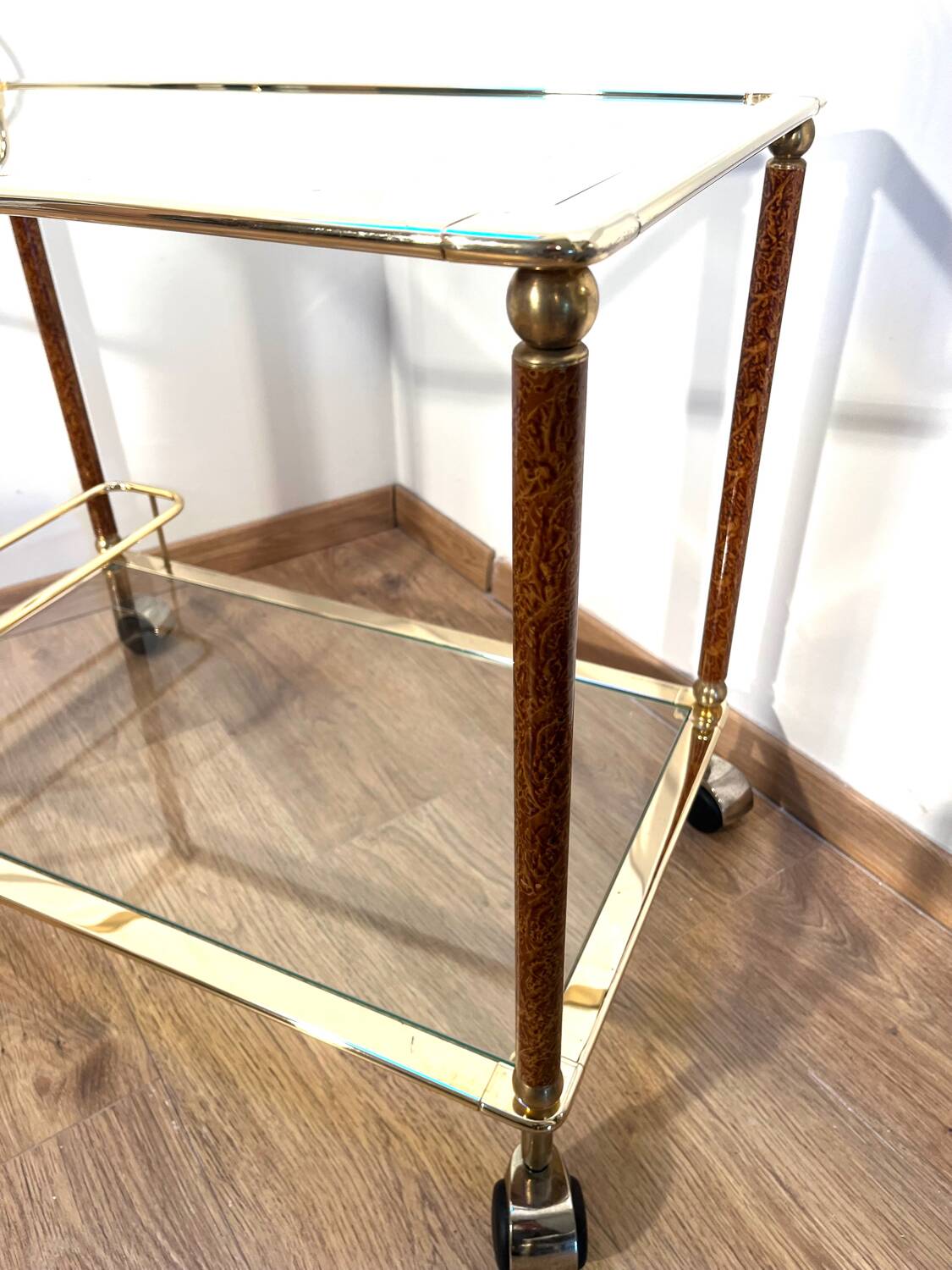 Vintage Lancel bar cart