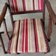 Set of 2 wooden folding chairs