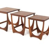 G-Plan Fresco nesting tables 'Dogmersfield' - teak mid century modern