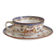 Tasse à café en terre de fer décor Minton mauve Sarreguemines fin XIXe