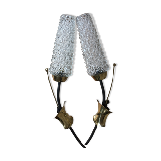 Pair of wall lamp 50s 60s