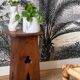 Antique oak stool