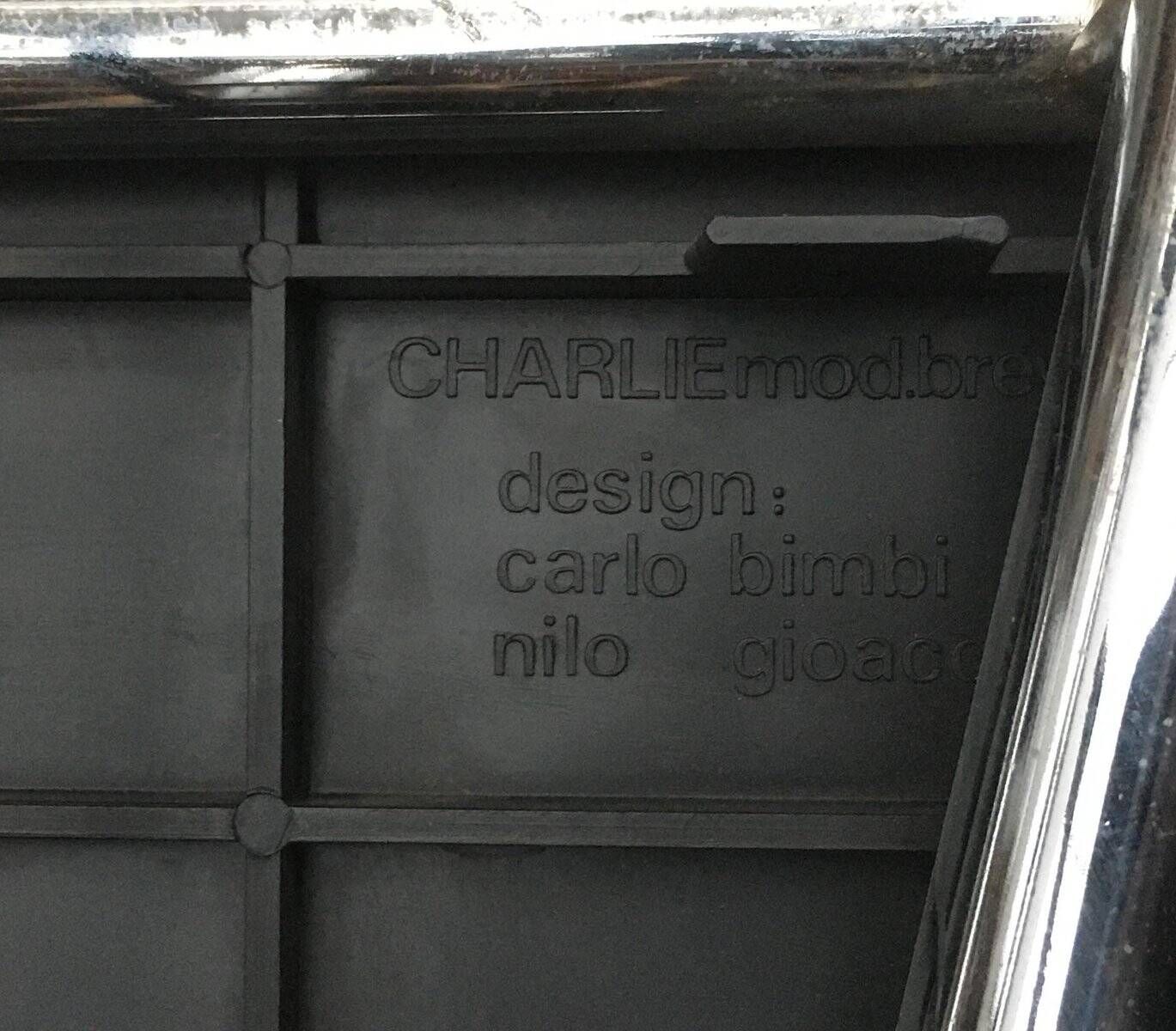 Postmodern Italian swivel chair Charlie by Carlo Bimbi & Nilo Gioacchini for Segis, 1980s.