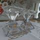 Set of 2 vintage Cristal d'Arques candlesticks