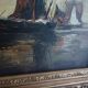Tableau ancien, marine signée, fin XIXEME