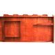 Italian Handmade Walnut wall cabinet from the 1960s.
