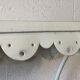 White metal shelf