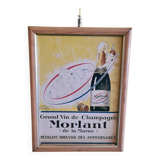 French Color Poster Of Morlant Champagne, from the 1930s