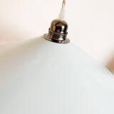 Sky blue metal pendant light