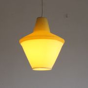 Early plastics cellulose pendant lamp by Atelier de recherche plastique and Rotaflex 1950s.