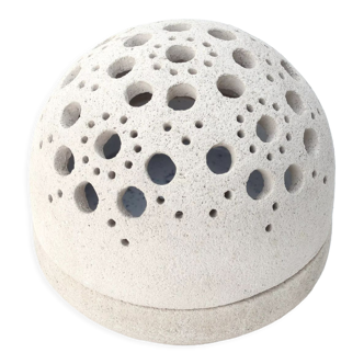 Ceramic dome candle holder, 60s