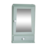 Armoire de pharmacie ou de toilette verte