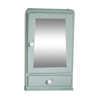 Armoire de pharmacie ou de toilette verte