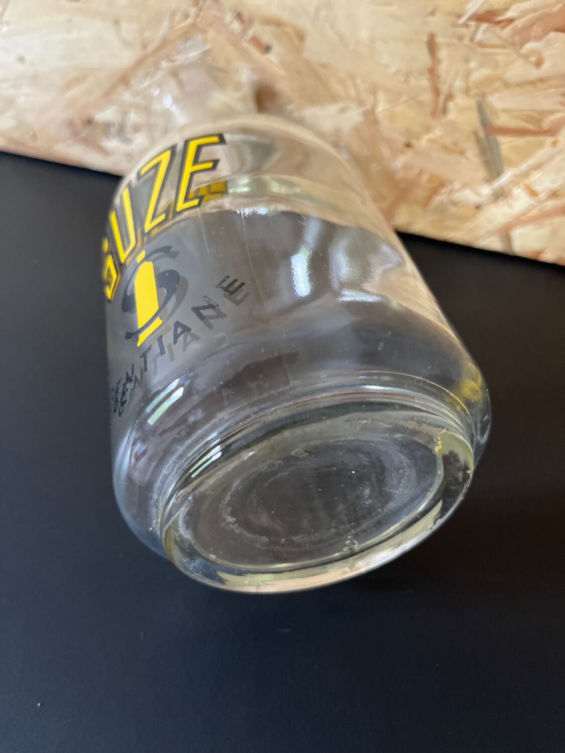 Suze decanter and ashtray