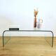 Table basse en verre moulé Roche Bobois