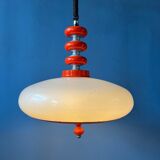 Lampe à suspension rouge
