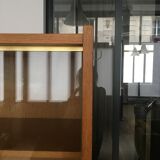 Bookcase with compass feet