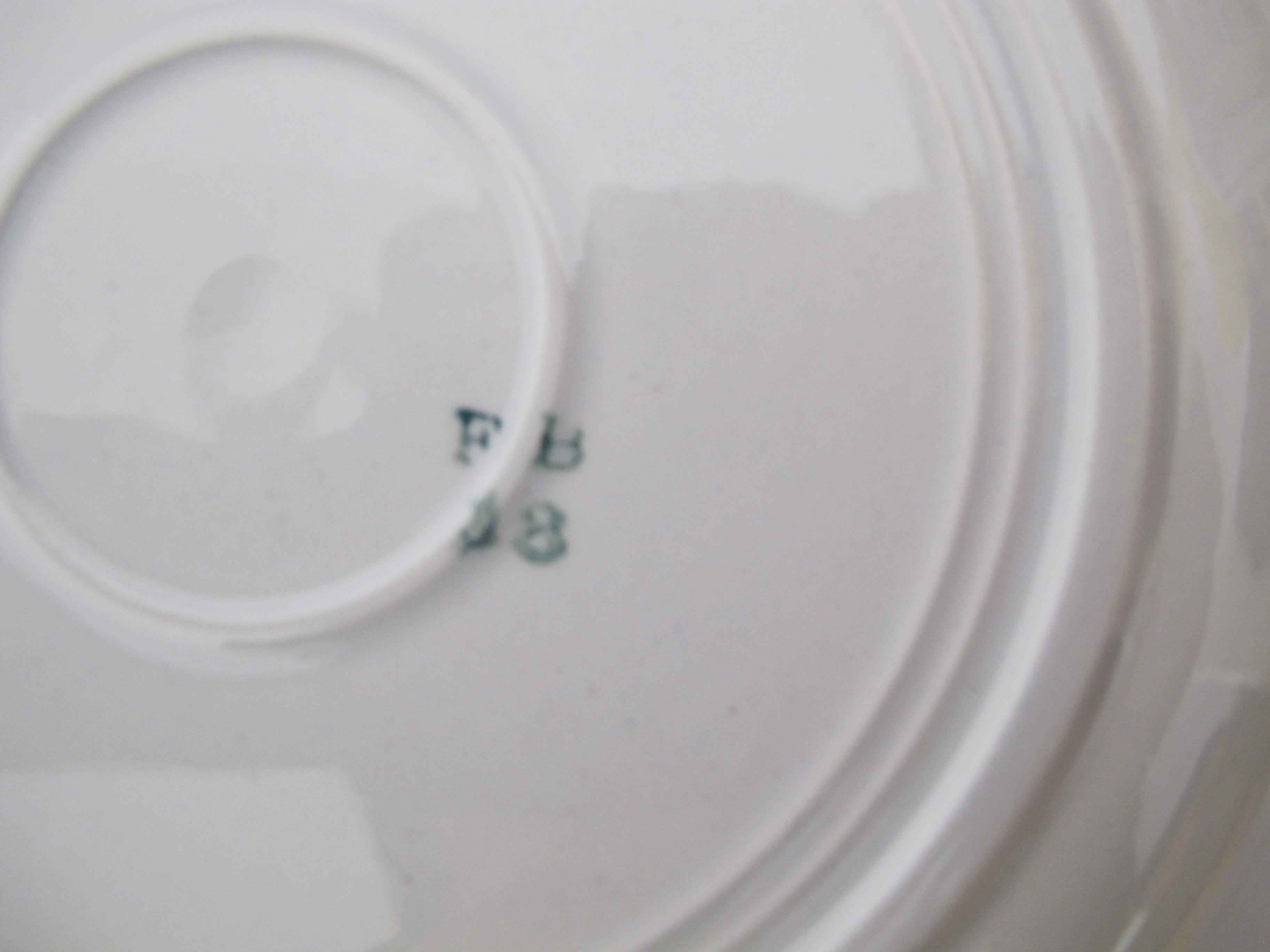 3 vintage hollow plates