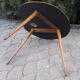 Table basse "palette de peintre"
