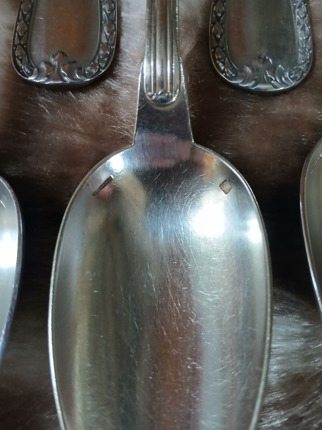 14 antique silver-plated cutlery sets