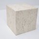 Metafora travertine coffee table by Massimo & Lella Vignelli, Italy