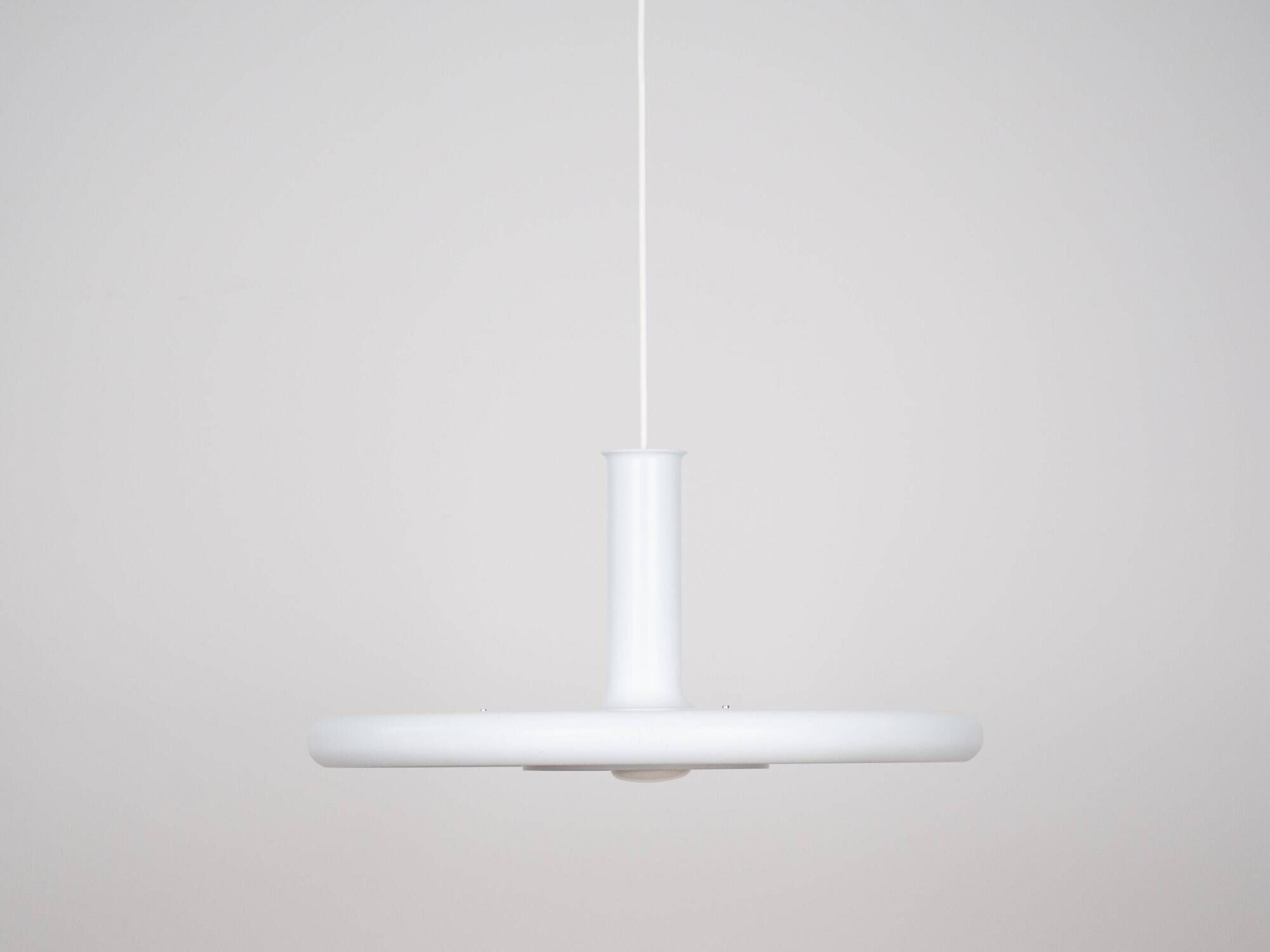 Vintage Danish pendant lamp Optima by Hans Due, Fog and Morup, 1970s.