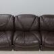 Vintage modular leather sofa 1970s