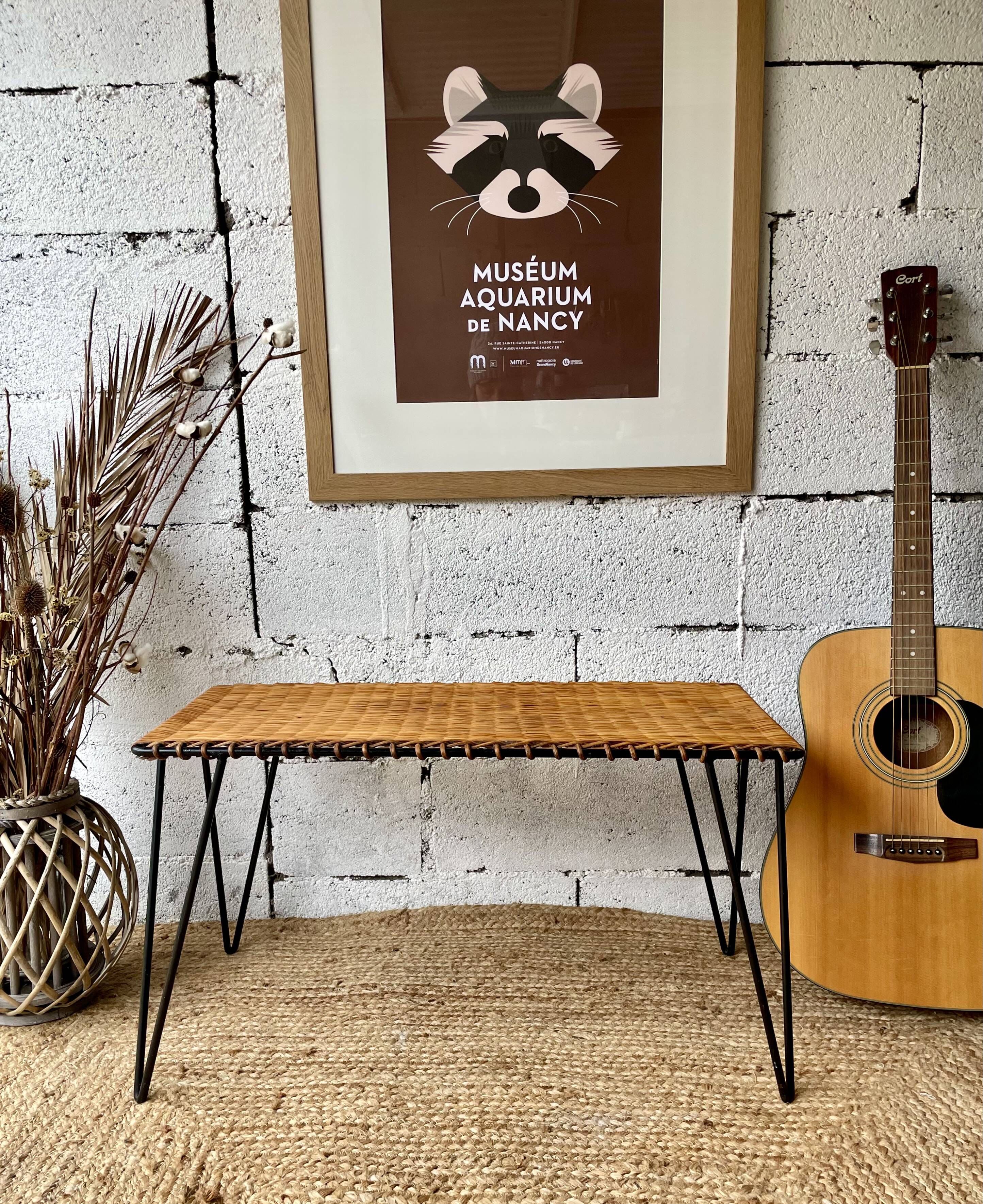 Raoul Guys rattan coffee table