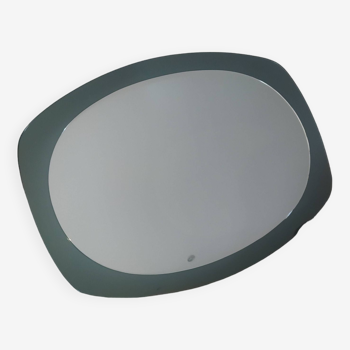 Large oval mirror Veca 1970