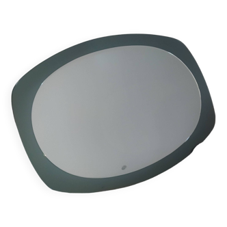 Large oval mirror Veca 1970