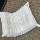 100% authentic Ligne Roset Togo 1-seater light beige leather '87