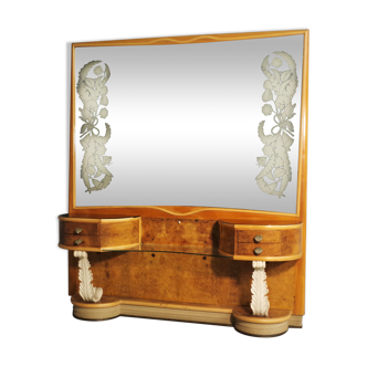 Large console with 50s mirror