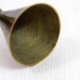 Scandinavian brass candle holder
