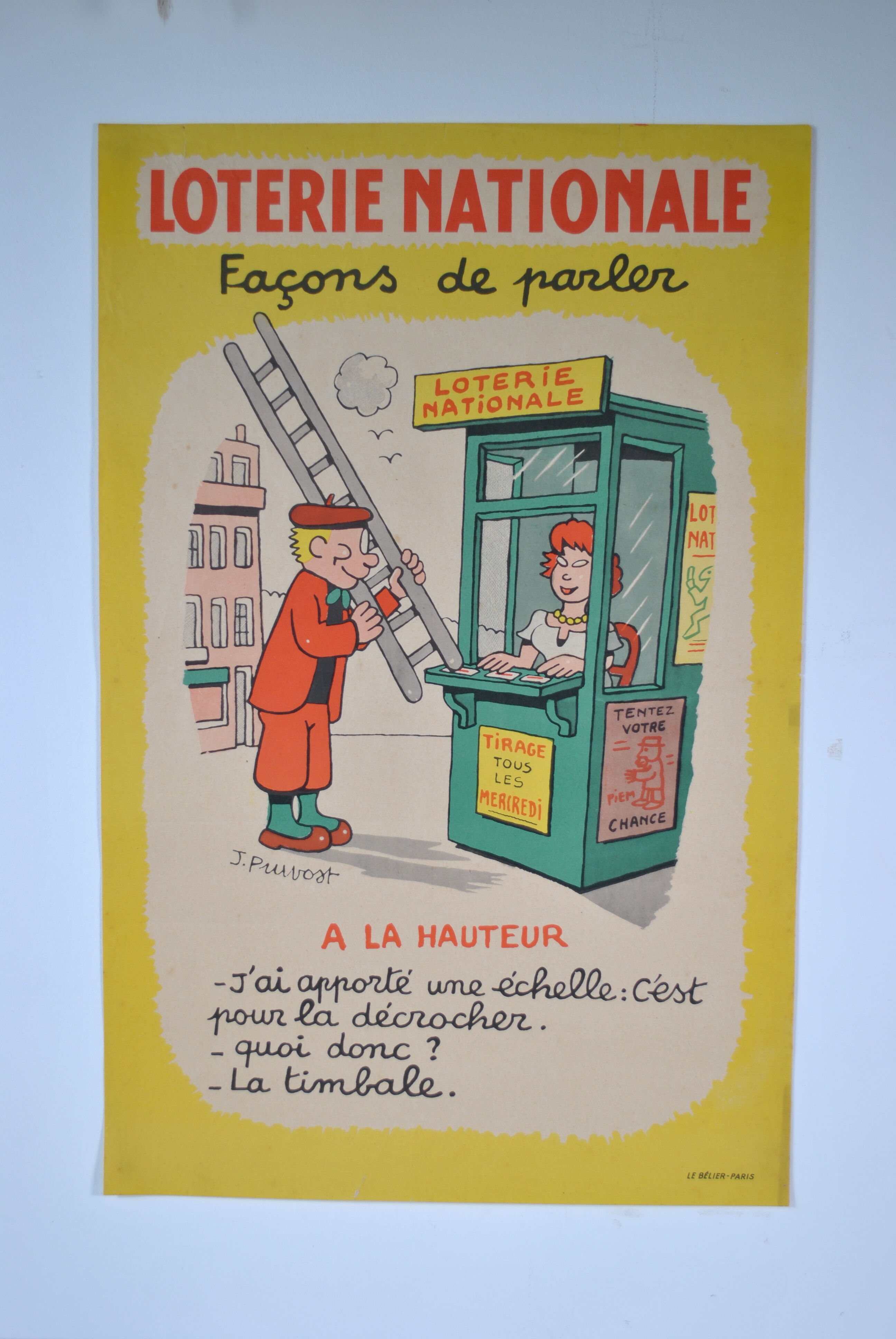 Poster National Lottery year 50