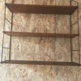 Vintage three-tier string shelf
