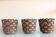 Suite of three cache pots imitation wicker braided by Emsa / vintage 60s-70s