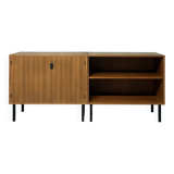 Modernist teak enfilade by Philippon Lecoq, vintage 1960s.