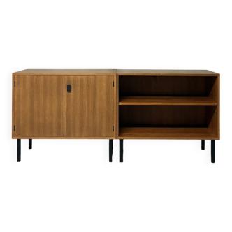 Modernist teak enfilade by Philippon Lecoq, vintage 1960s.
