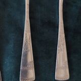 Silver-plated metal spoons, Argonid Booth & Haydens, 1879