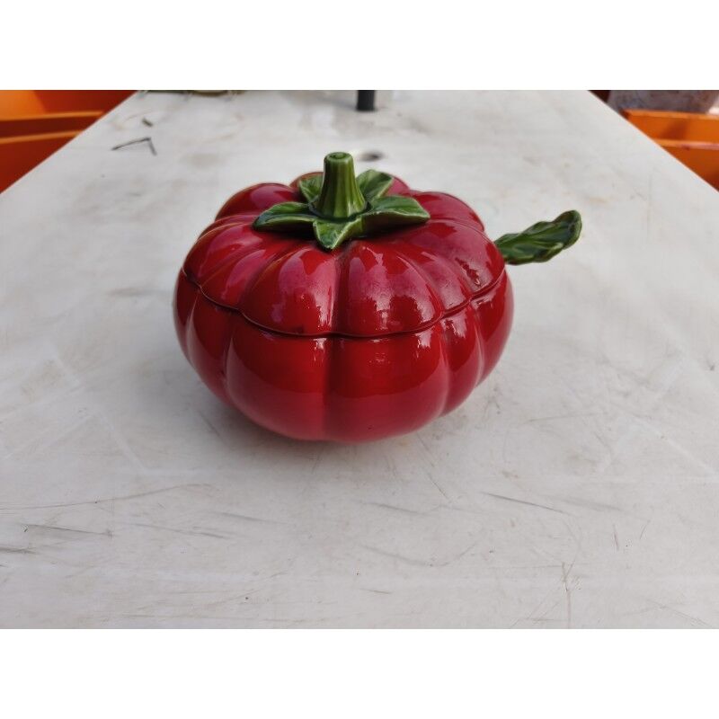Soupière faïence tomate